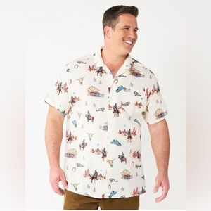 Sonoma goods for life camp shirt, size L